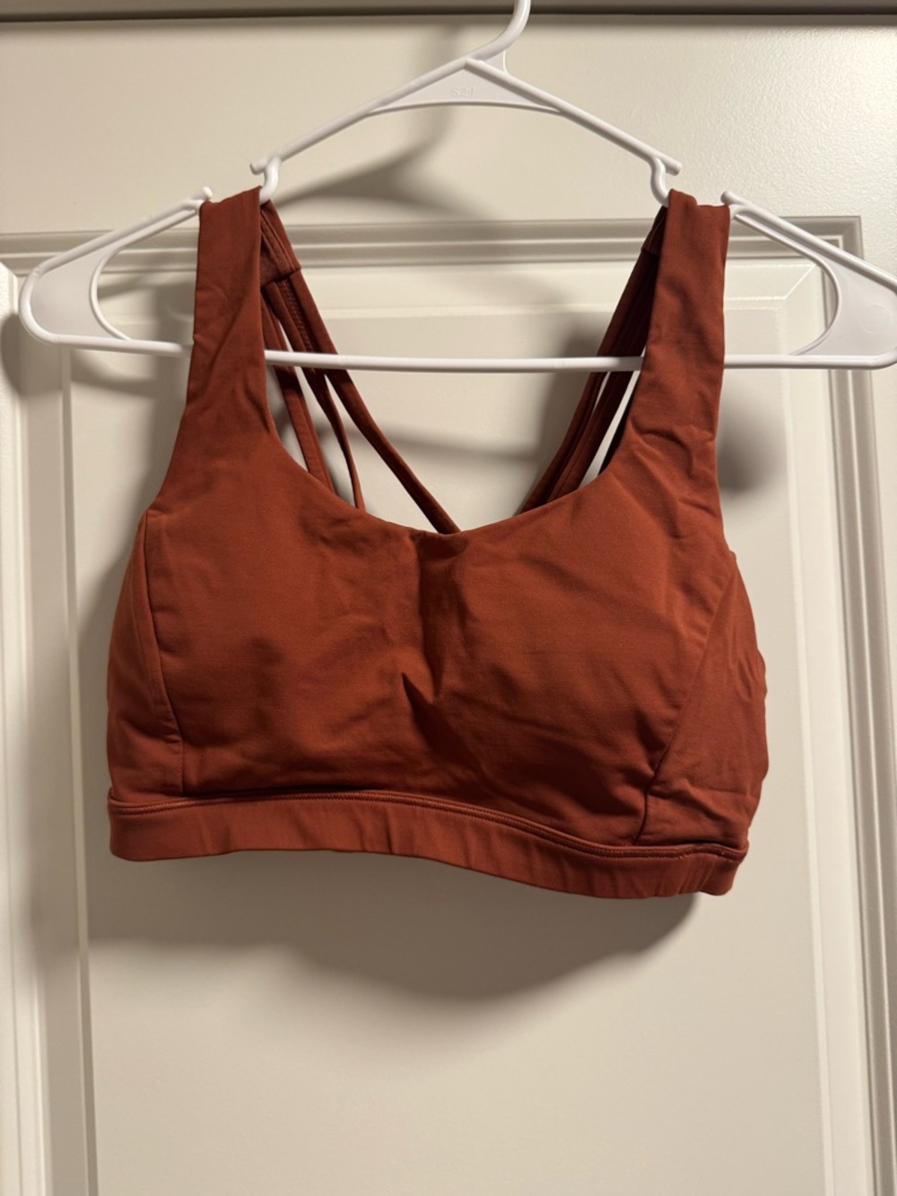 lululemon athletica Rust Strappy Sports Bra